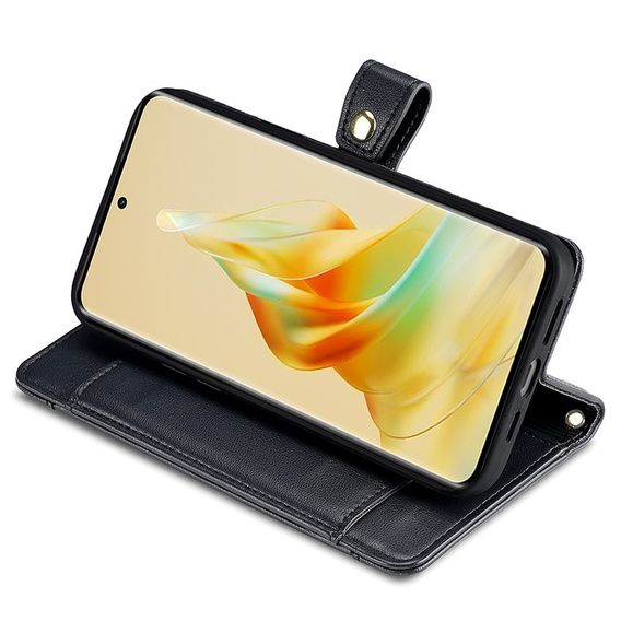 Flip case for Oppo A38 / A18 4G, Wallet Zipper Pocket, black