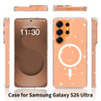 Glitter case, for MagSafe for Samsung Galaxy S26 Ultra, transparent
