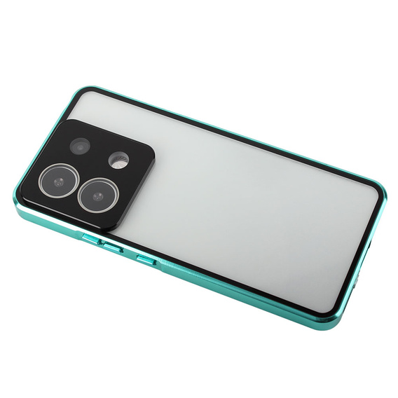 Case for Xiaomi Redmi Note 13 Pro 5G, Magnetic Dual Glass, green