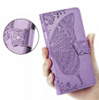 Flip case for T Phone 2 5G, Butterfly, purple