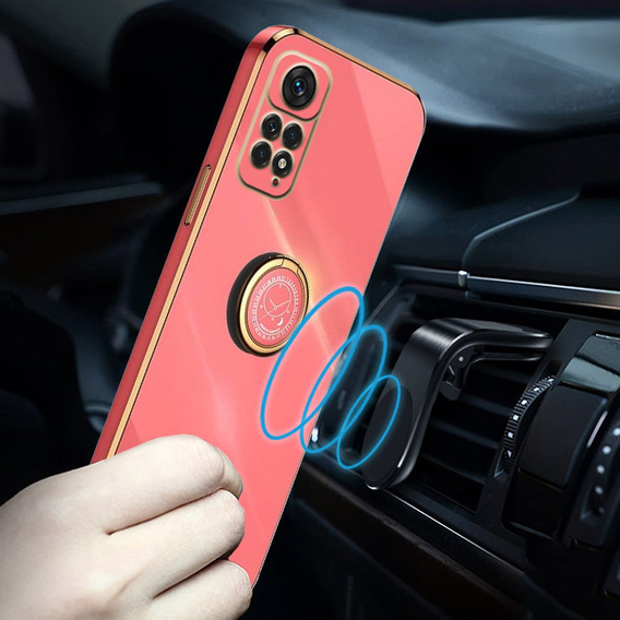 Case for Xiaomi Redmi Note 11 Pro 4G/5G, Electro Ring, red