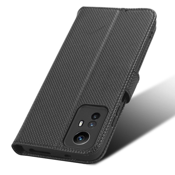Flip case for Xiaomi Redmi Note 12S 4G, Wallet Smart Magnet, black