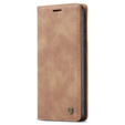 CASEME case for Samsung Galaxy S20 FE, Leather Wallet Case, brown