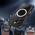 IP68 Waterproof Case for iPhone 16 Pro, SHELLBOX MagSafe, black
