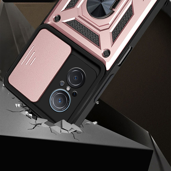 Case for Huawei Nova 9 SE, CamShield Slide, pink rose gold