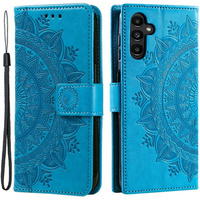 Flip case for Samsung Galaxy A05s 4G, Mandala, blue