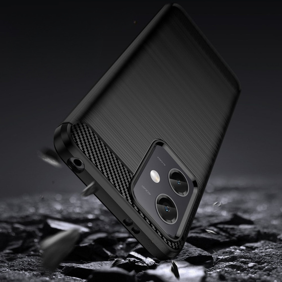 Case for Xiaomi Redmi Note 12 5G / POCO X5 5G, Carbon, black