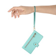 Flip case for Xiaomi 14T Pro, Wallet Zipper Pocket, green