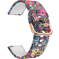 Silicone Strap for Samsung Galaxy Watch Active 20mm, Colorful Jellyfish