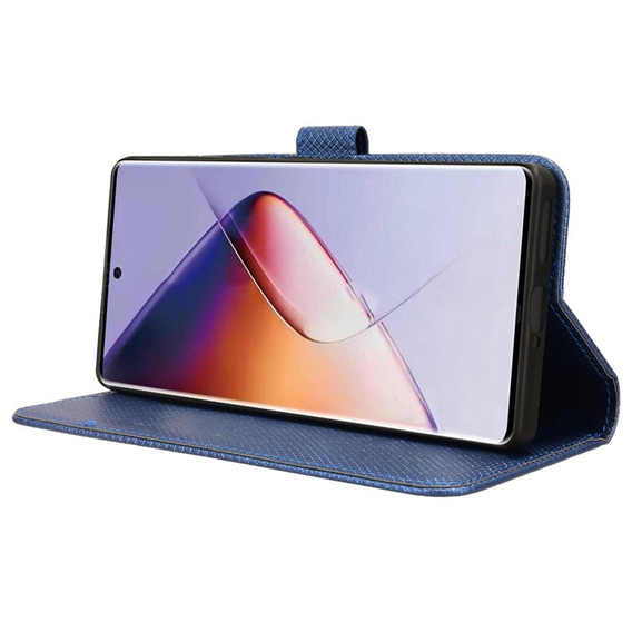 Flip case for Infinix Note 40 Pro, Wallet Smart Magnet, blue