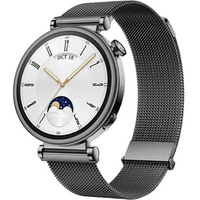 Milanese bracelet 18mm for Garmin Vivoactive 4S, Black