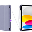 Case for iPad 10.9 2022 10 Gen, Smart Pencil, with space for stylus, purple