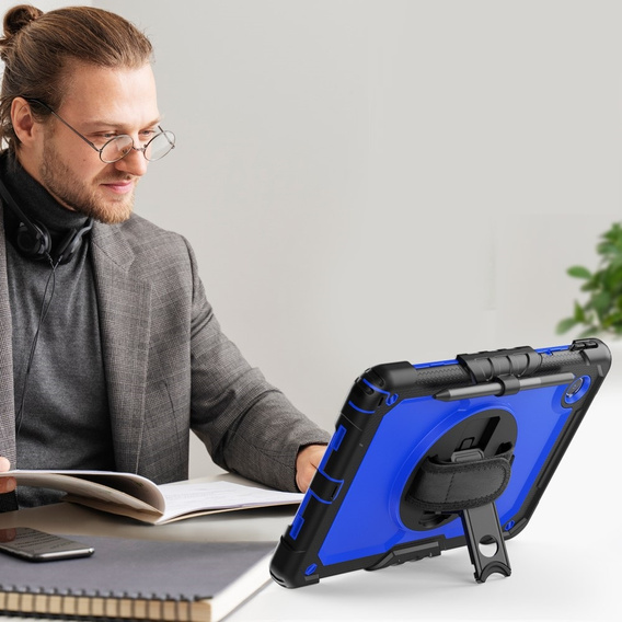 Armored Case for Lenovo Tab M11, protective 360 with stylus slot, dark blue