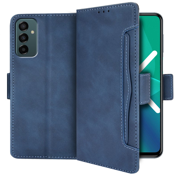 Flip case for Samsung Galaxy M23 5G / M13, Card Slot, blue