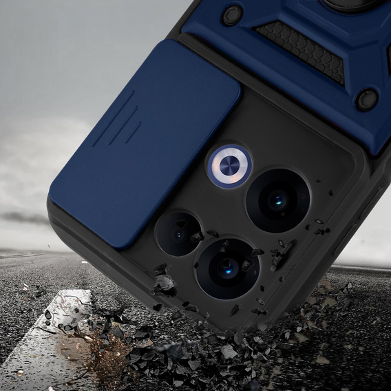 Case for Oppo Reno 13, CamShield Slide, blue