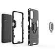 Case for Realme 7 5G, Kickstand Ring, black