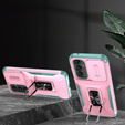 Armored case for Samsung Galaxy A54 5G, armored Slide Ring, pink