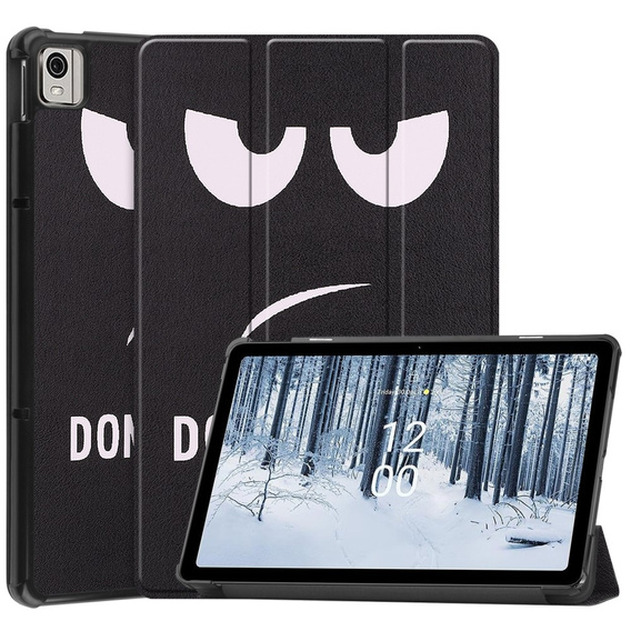 Case for Nokia T21, Smartcase, don't touch me