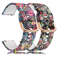 Silicone Strap for Samsung Galaxy Watch Active 20mm, Colorful Jellyfish