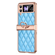 Case for Samsung Galaxy Z Flip 4 5G, Rhombus Grid
