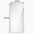 2x Tempered Glass for Samsung Galaxy A32 4G, ERBORD 9H Hard Glass for phone screen