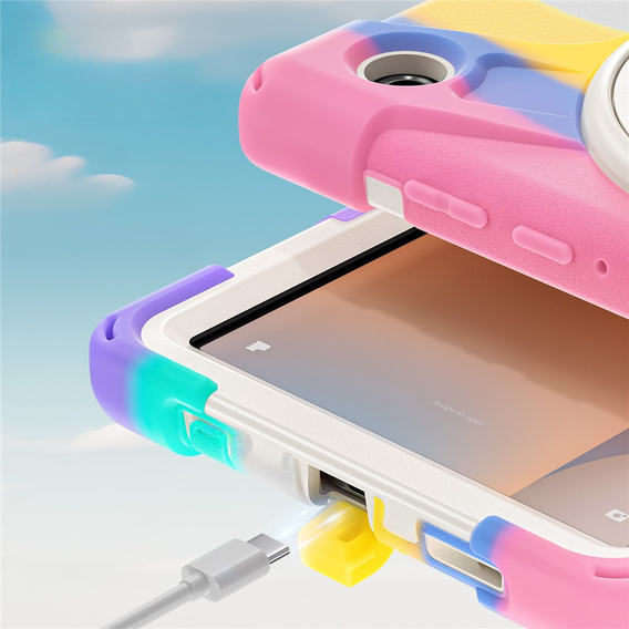 Armoured case with stand and shoulder strap for Samsung Galaxy Tab A11