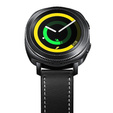Leather Belt FOR Samsung Gear S2 / Gear Sport - Black