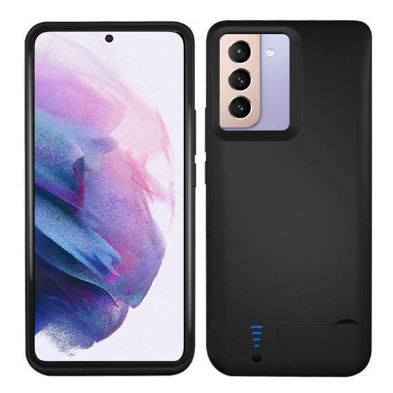 Case with 4800mAh Battery for Samsung Galaxy S22, black