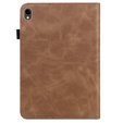 Case for Samsung Galaxy Tab S10 Lite / S10 FE / S9 FE / S9, Classic, with space for stylus, brown