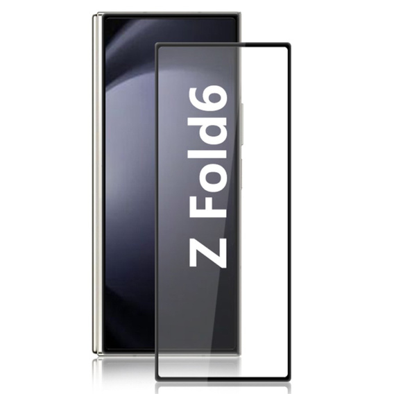 Mocolo Full Glue Tempered Glass for Samsung Galaxy Z Fold6 5G, black frame