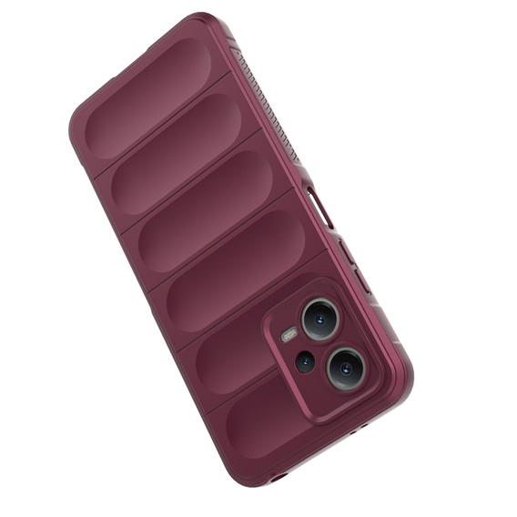 Case for Xiaomi Redmi Note 12 5G / POCO X5 5G, Gaming Shockproof, maroon