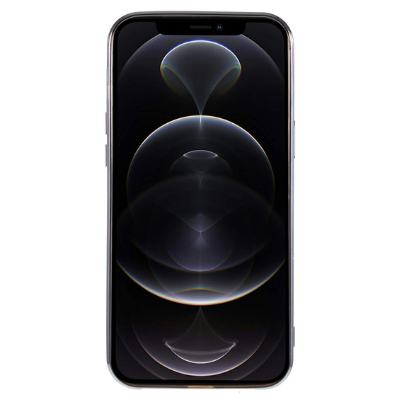 Case for iPhone 12 Pro, Electro MagSafe, silver + Screen Glass