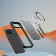 Fusion Hybrid case for Google Pixel 10 / 10 Pro, for MagSafe, with stand, black