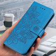 Flip case for Samsung Galaxy A54 5G, Mandala Flower, blue