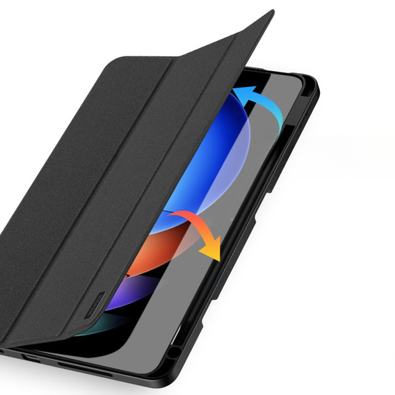 Case for Xiaomi Pad 6S Pro 12.4", Dux Ducis Domo, black