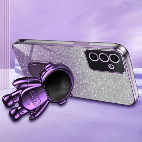 Case for Samsung Galaxy A15 4G / 5G, Glitter Astronaut, purple