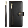 Flip case for Oppo Reno 13F 5G, Wallet Zipper Pocket, black
