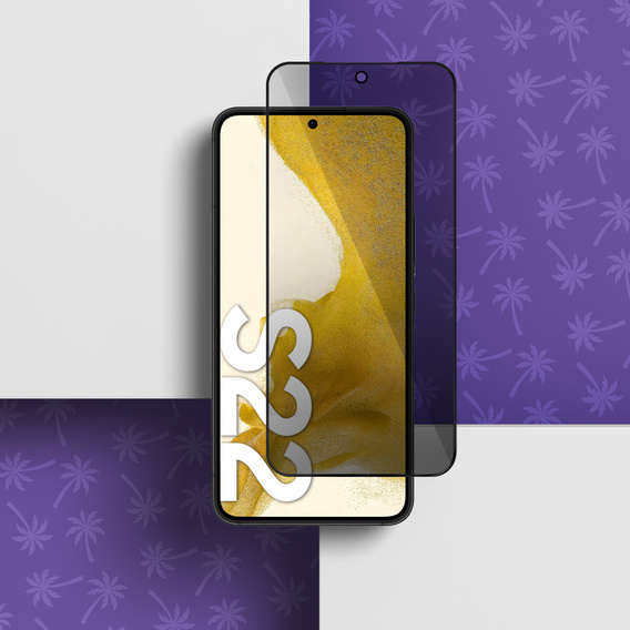 Shy Palm Privacy Tempered Glass for Samsung Galaxy S22