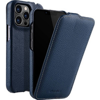 MELKCO flip case for iPhone 14 Pro, leather, flip, dark blue
