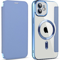 Flip case for iPhone 11, RFID Wallet MagSafe CamShield, blue
