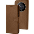 Flip case for Honor Magic 6 Lite 5G, Split Leather, brown