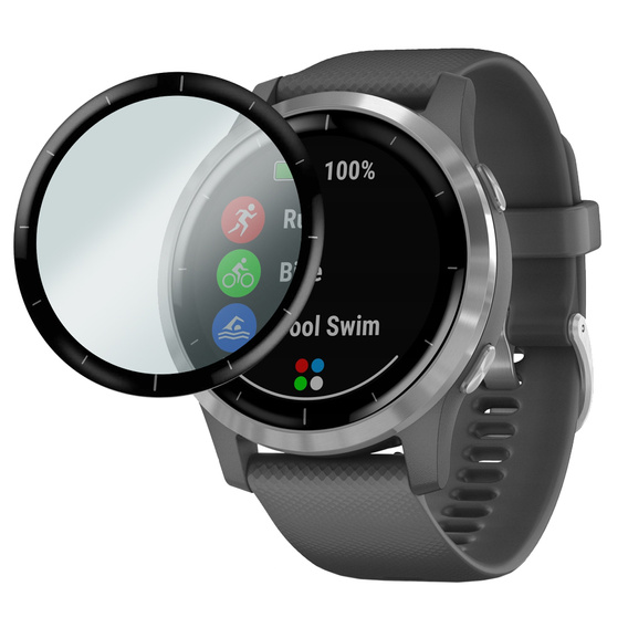 2x ERBORD Hybrid Glass for Garmin Vivoactive 4