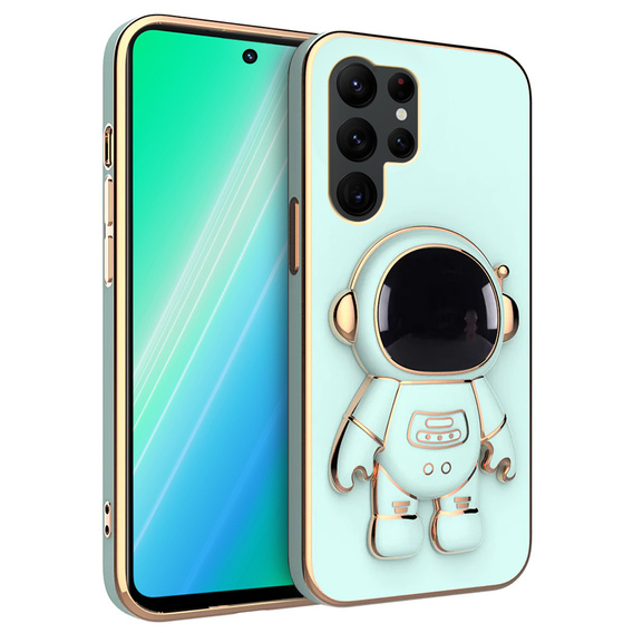 Case for Samsung Galaxy S22 Ultra, Astronaut, mint