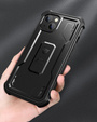 Armored case for iPhone 13 mini, Dexnor Full Body, black