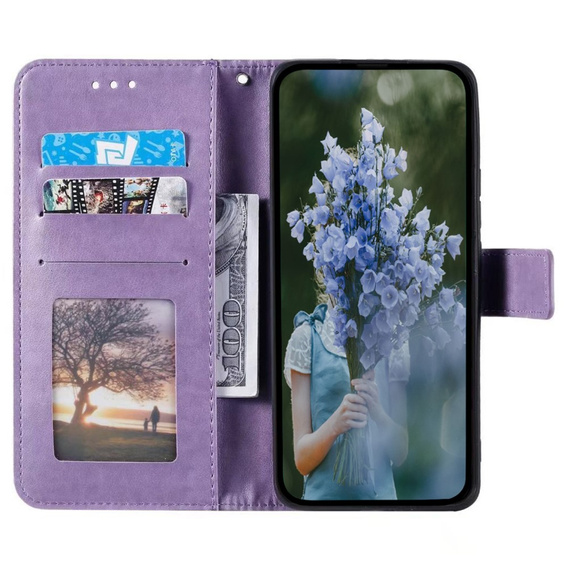 Flip case for Realme 12 Pro 5G / 12 Pro+ 5G, Mandala, purple