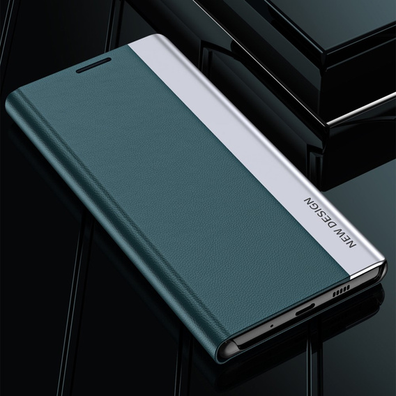 Flip case for Samsung Galaxy A54 5G, Side Magnetic, green