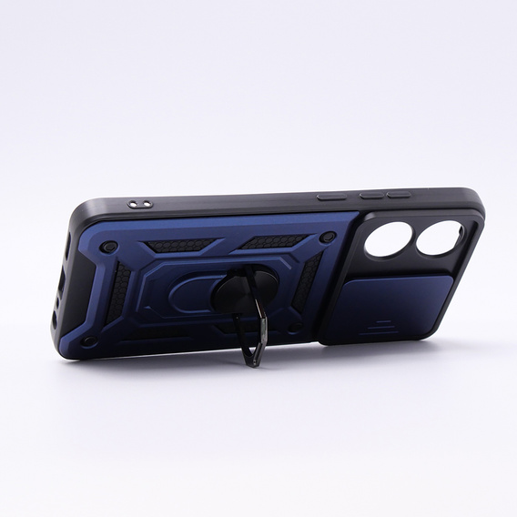 Case for Oppo A78 4G, CamShield Slide, blue