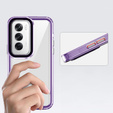 Case for Oppo Reno 12 Pro, Fusion Hybrid, transparent / purple