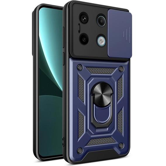 Case for Xiaomi Redmi Note 13 Pro 5G, CamShield Slide, blue