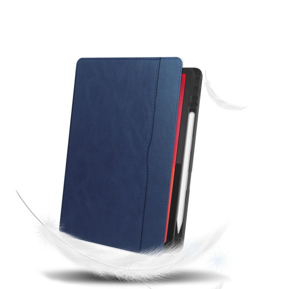 Case for Lenovo Tab M11, Business Card and Pen Slot, blue